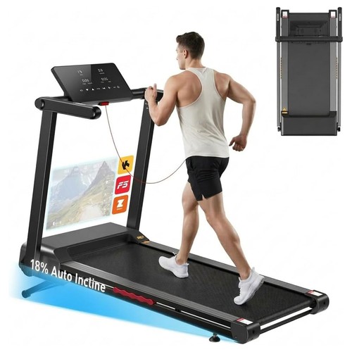 Foldable treadmill with - with, 18%